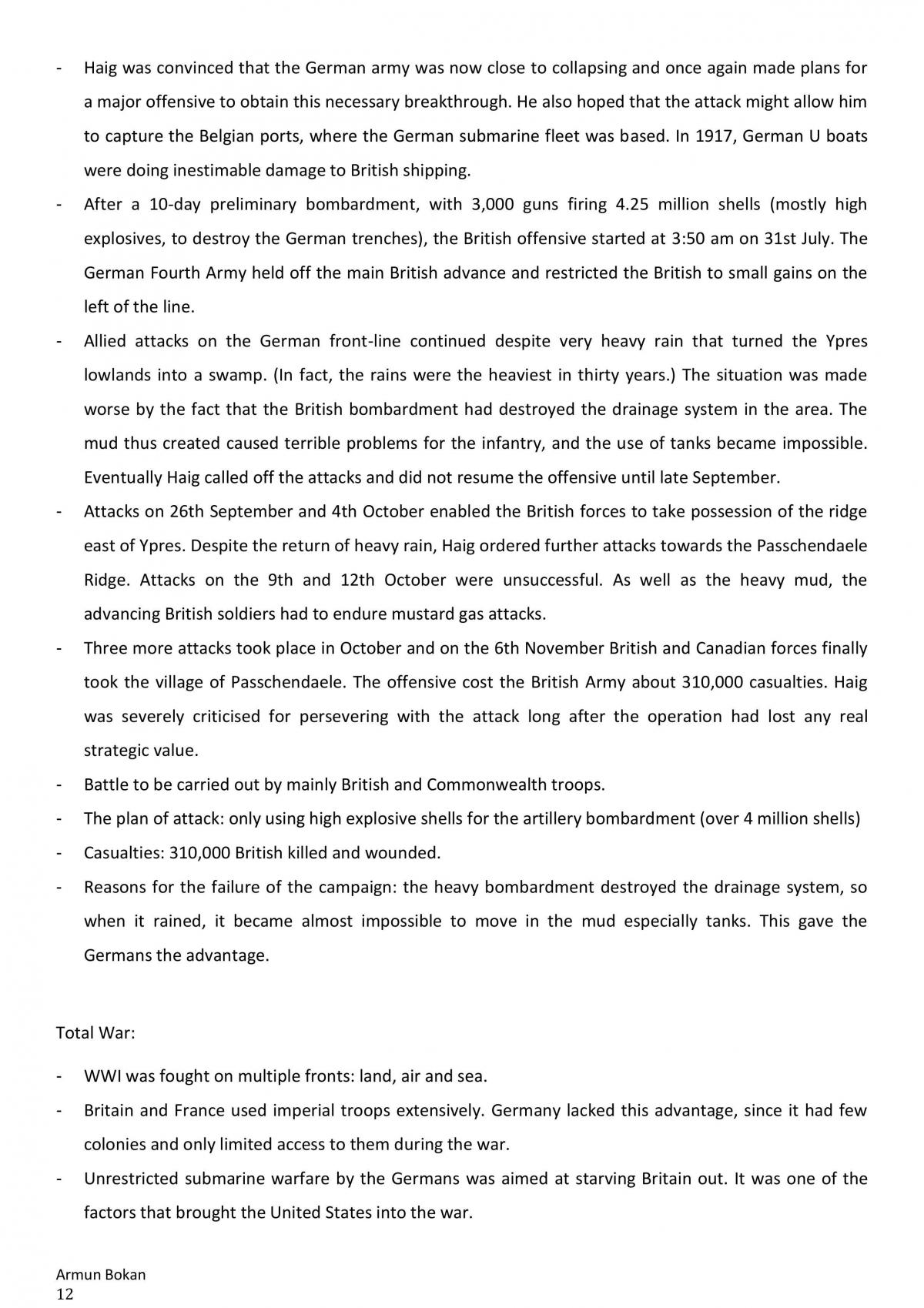 World War One - Page 12
