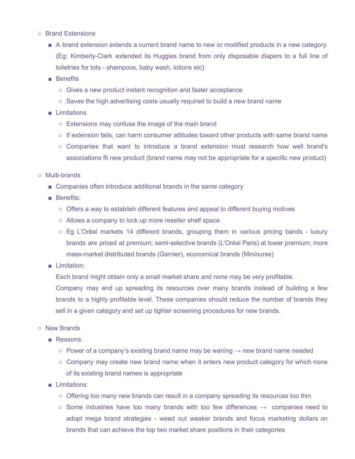 Marketing Consolidated Notes - Page 50