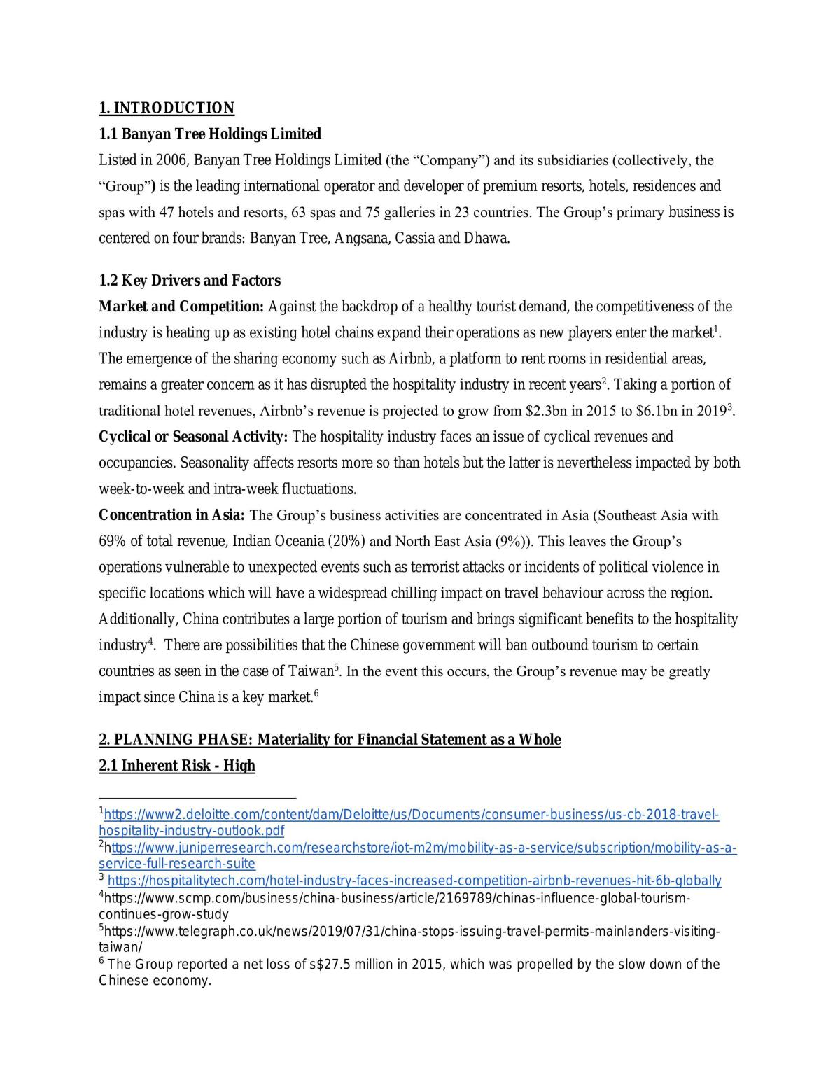ACC3701 - Group Project Report - Page 2