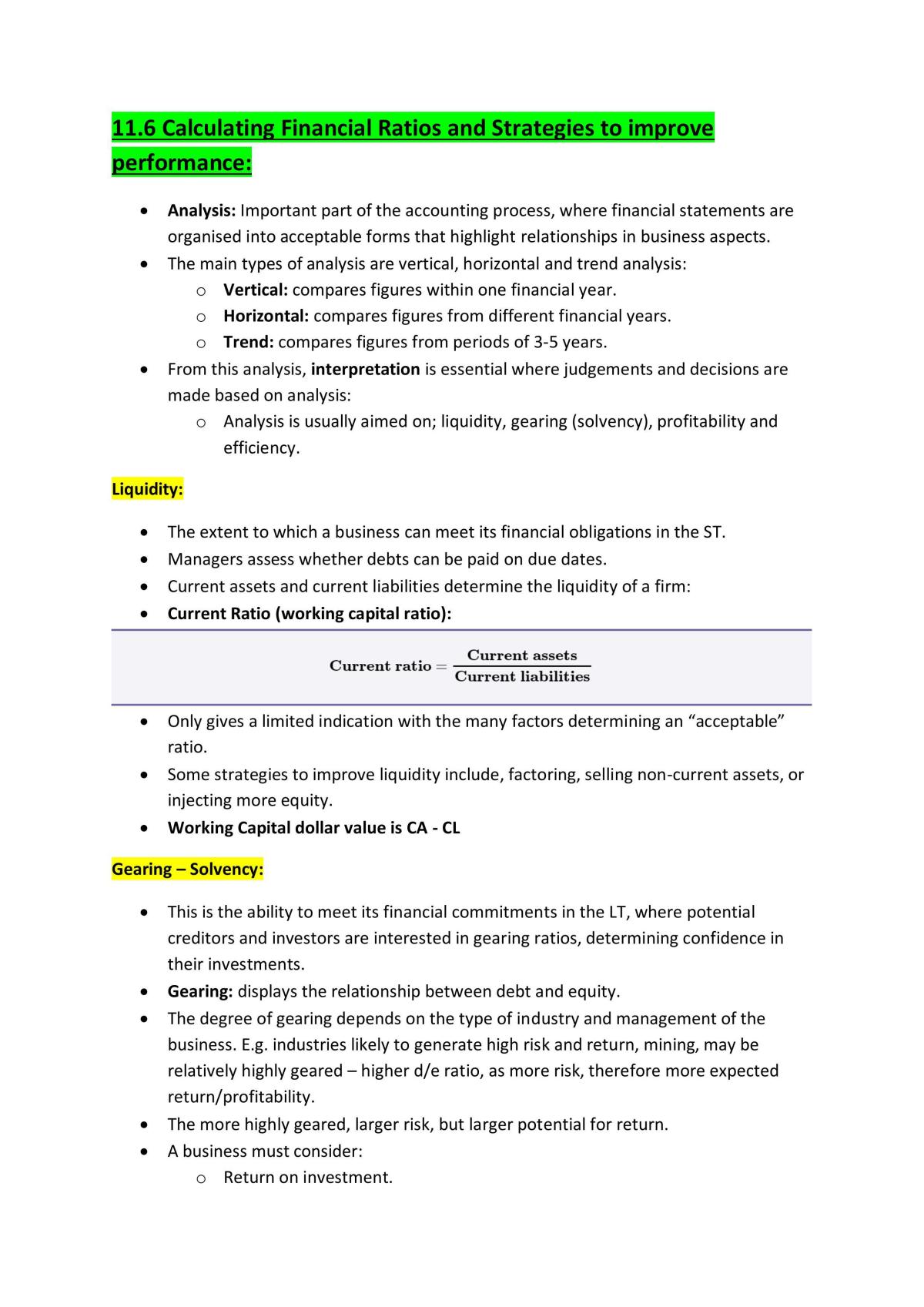 Complete Topic 3 - Finance Notes - Page 21