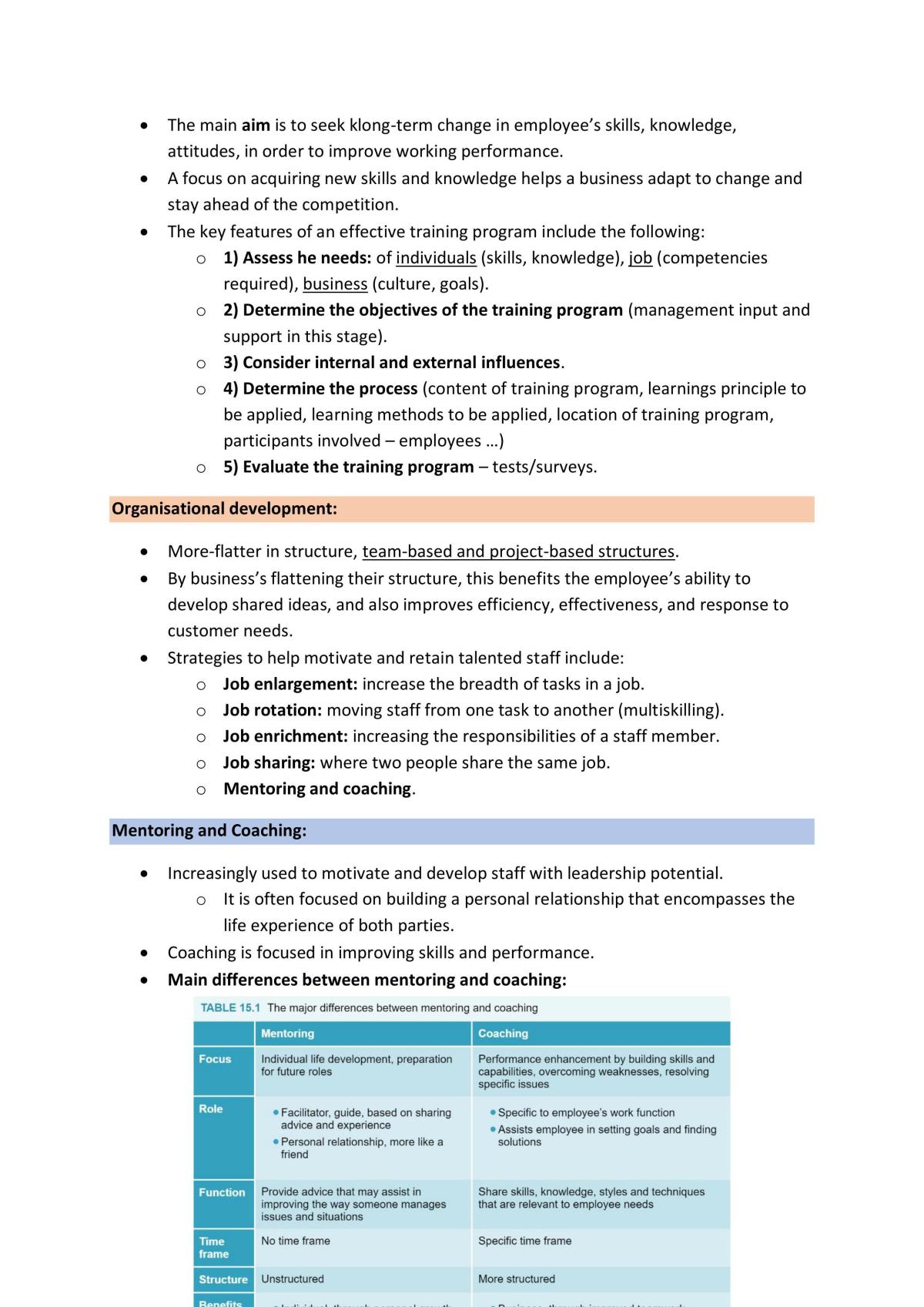 Complete Topic 4 - Human Resources Notes - Page 21