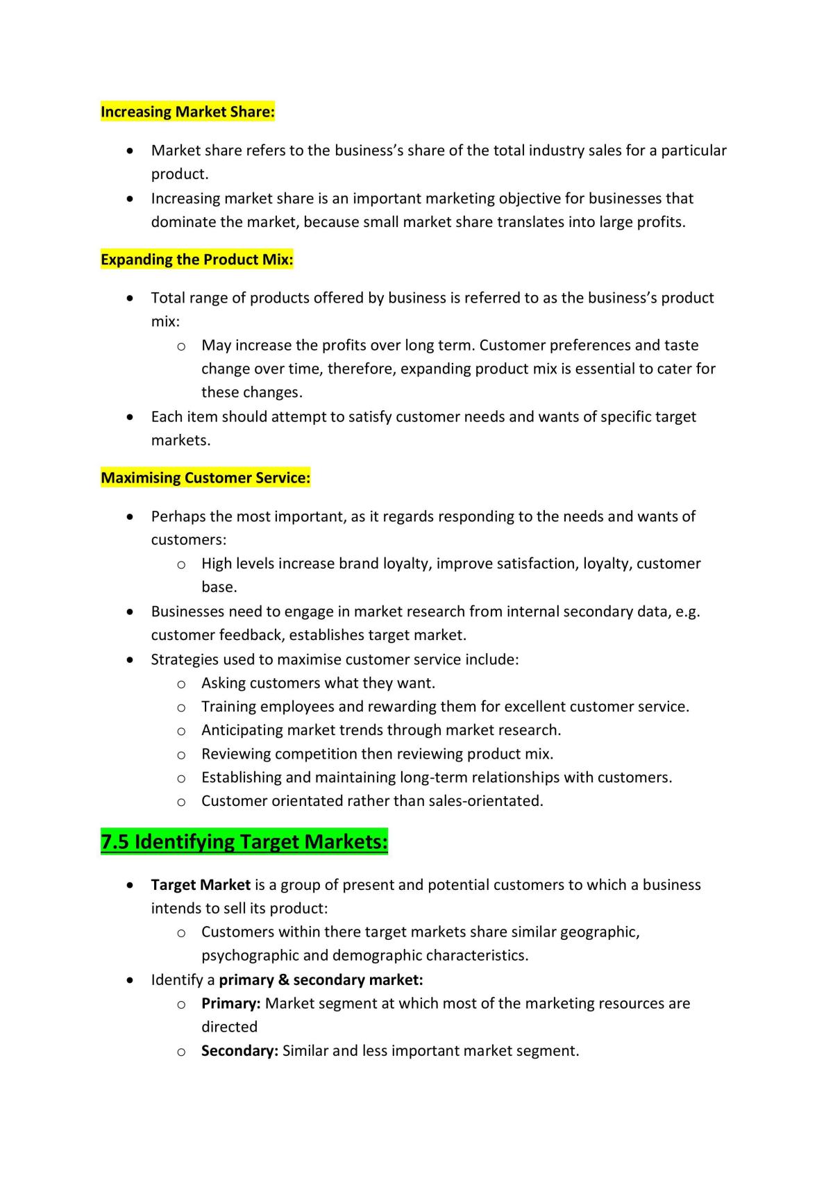 Complete Topic 2 - Marketing Notes - Page 16