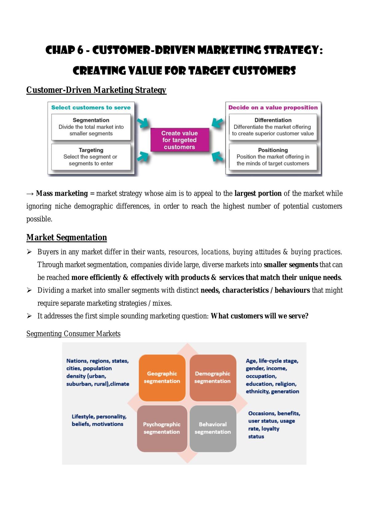 Principles of Marketing Full Notes - Page 31