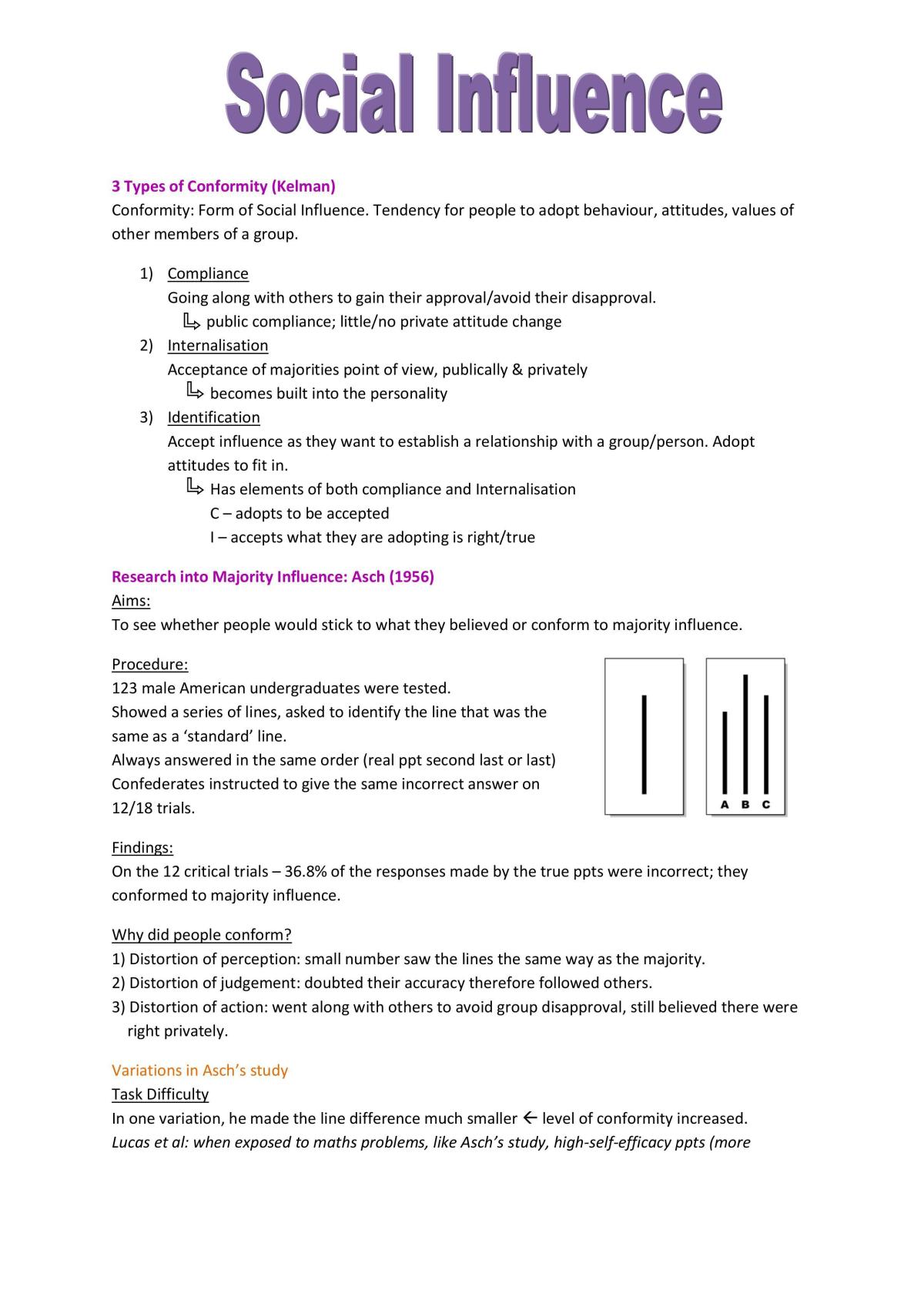 Psychology- AQA AS-Level notes  - Page 30