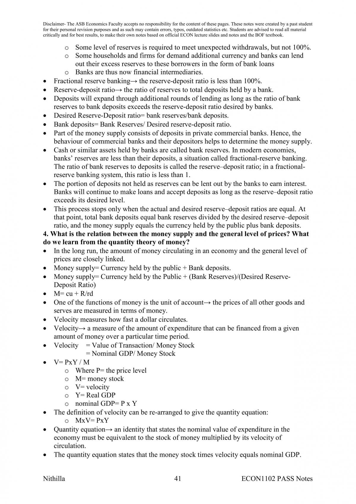 ECON1102 Final Exam Notes - Page 41