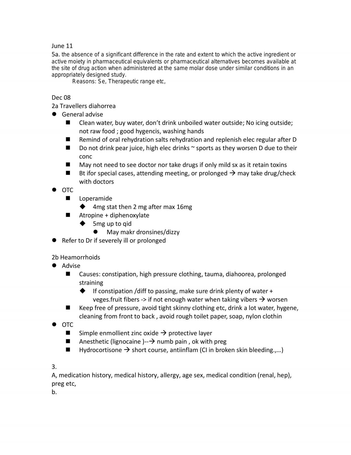 UQ Phrm1020  Pharmacy - Data Analysis & Professional Practice Notes - Page 10