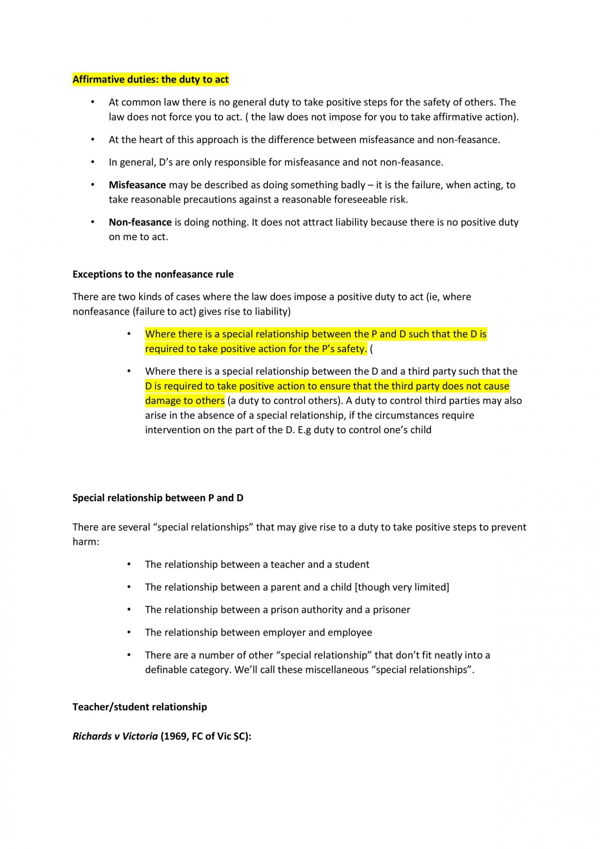 Tort Notes - Page 29