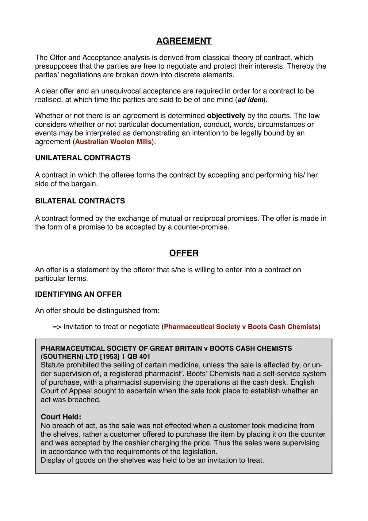 Contract Notes - Page 2
