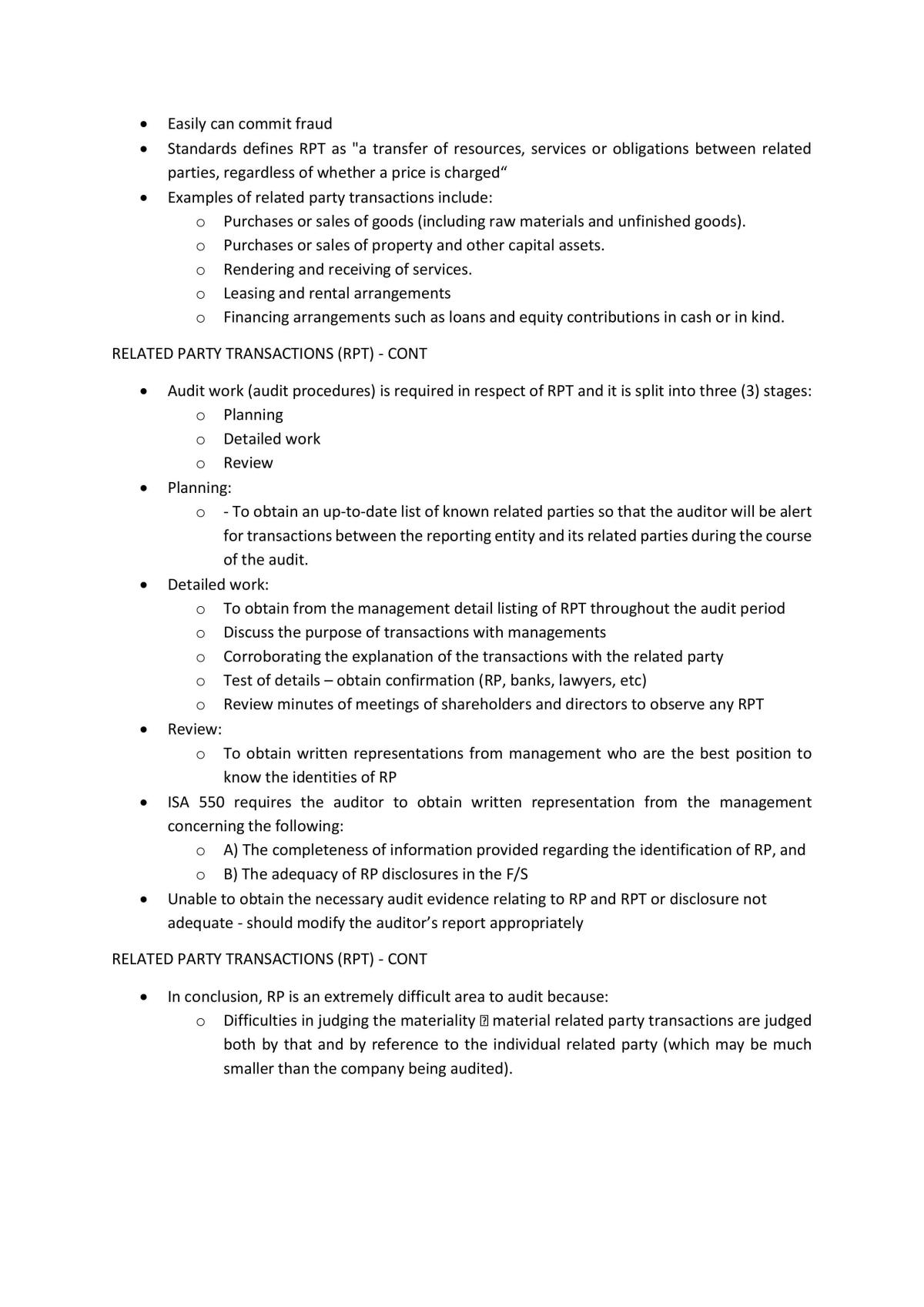 Advance Auditing Notes  - Page 35