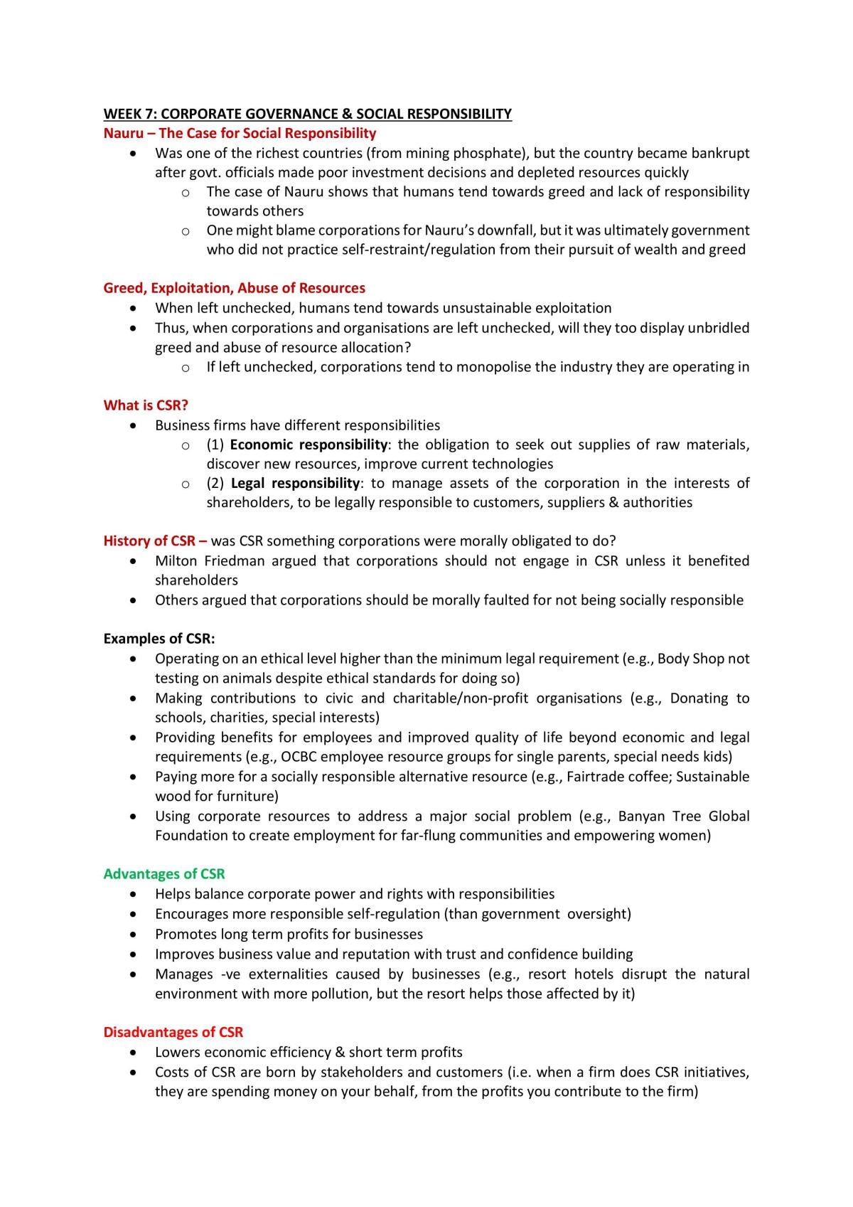 Ethics & Corporate Responsibility Notes - Page 21