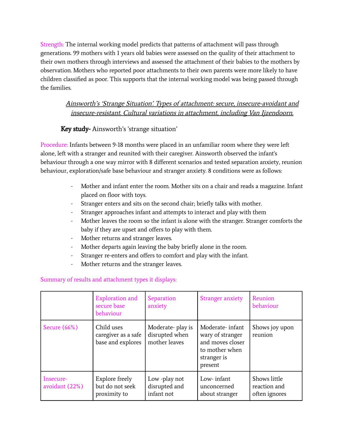Study notes for psychology A-level - Page 15