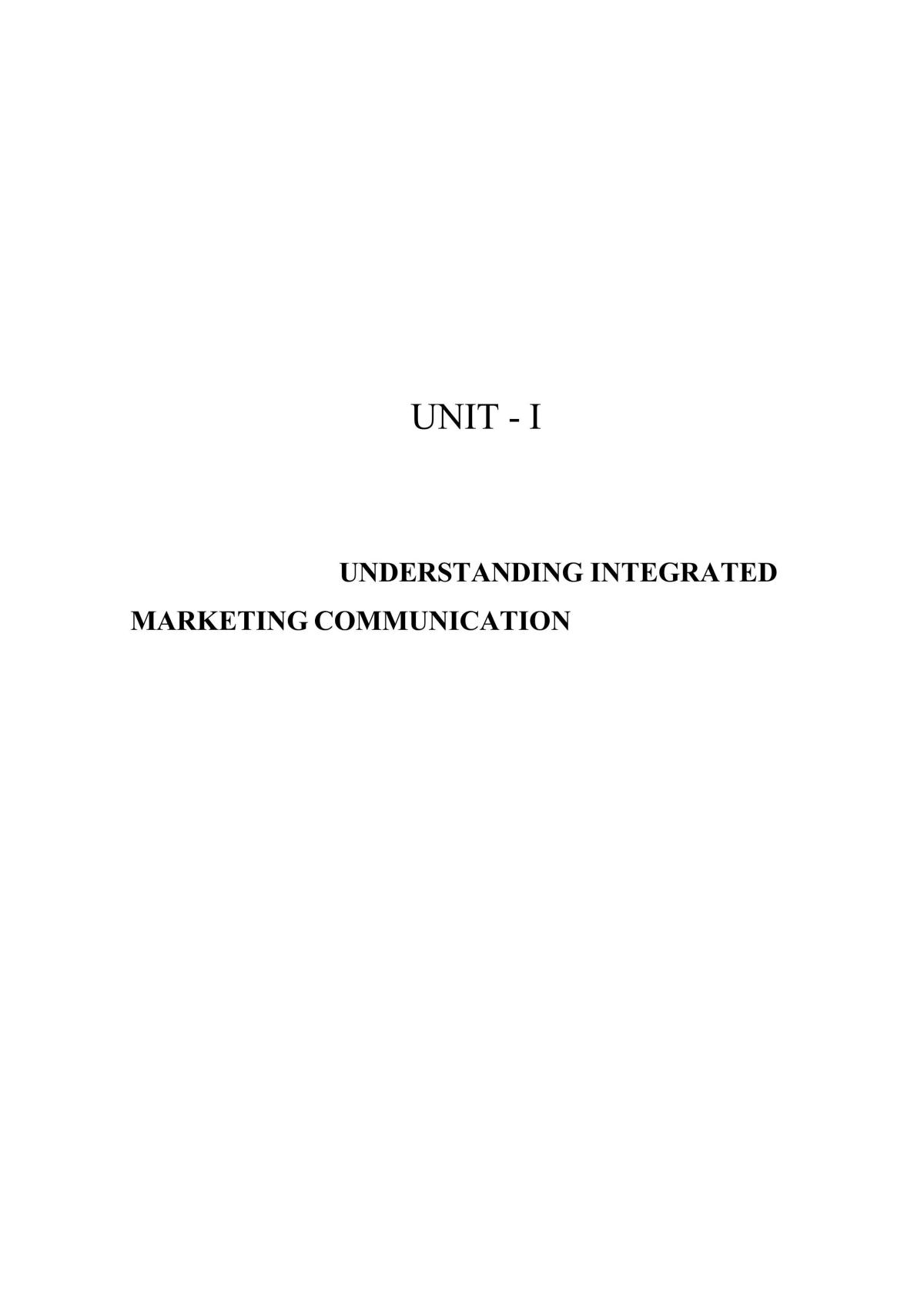 Integrated Marketing Communication Notes - Page 2