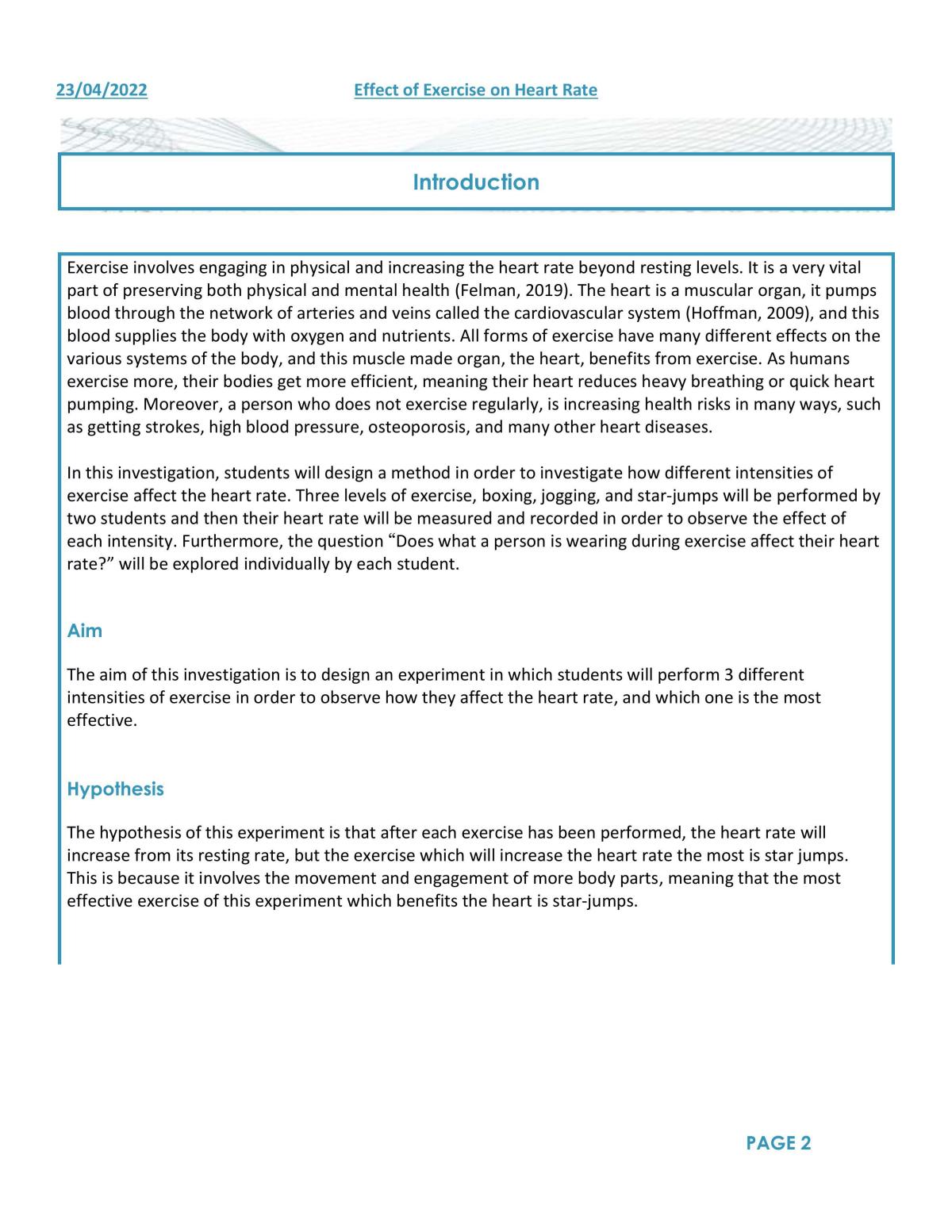 Prac Report Exercise - Page 2