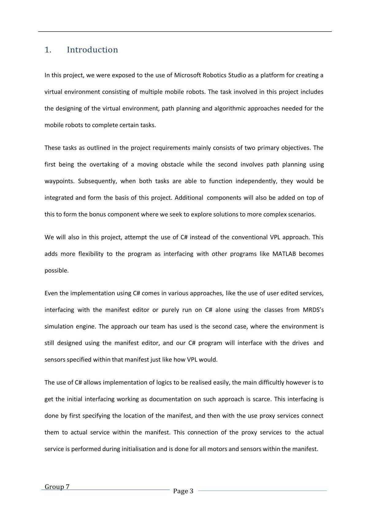 Mobile Robot Report - Page 2
