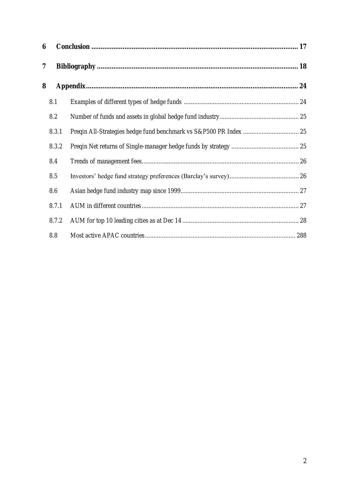 FIN3703 - Hedge Funds Report - Page 2