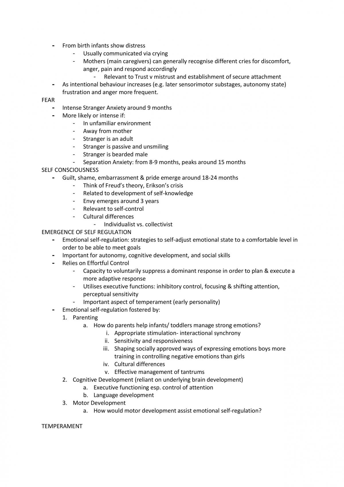 3011PSY - Lifespan Development Mid Sem Exam Notes - Page 14