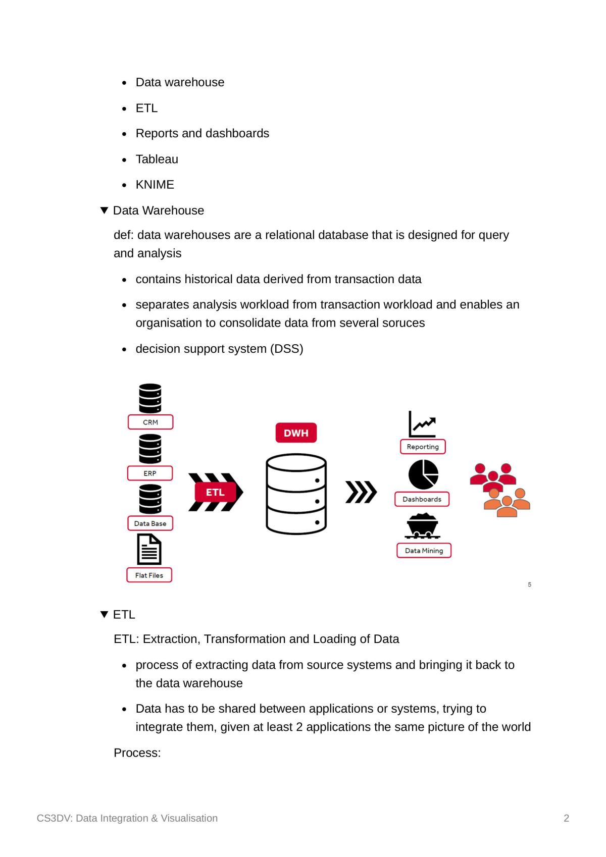 Revision Notes for CS3DV - Page 2