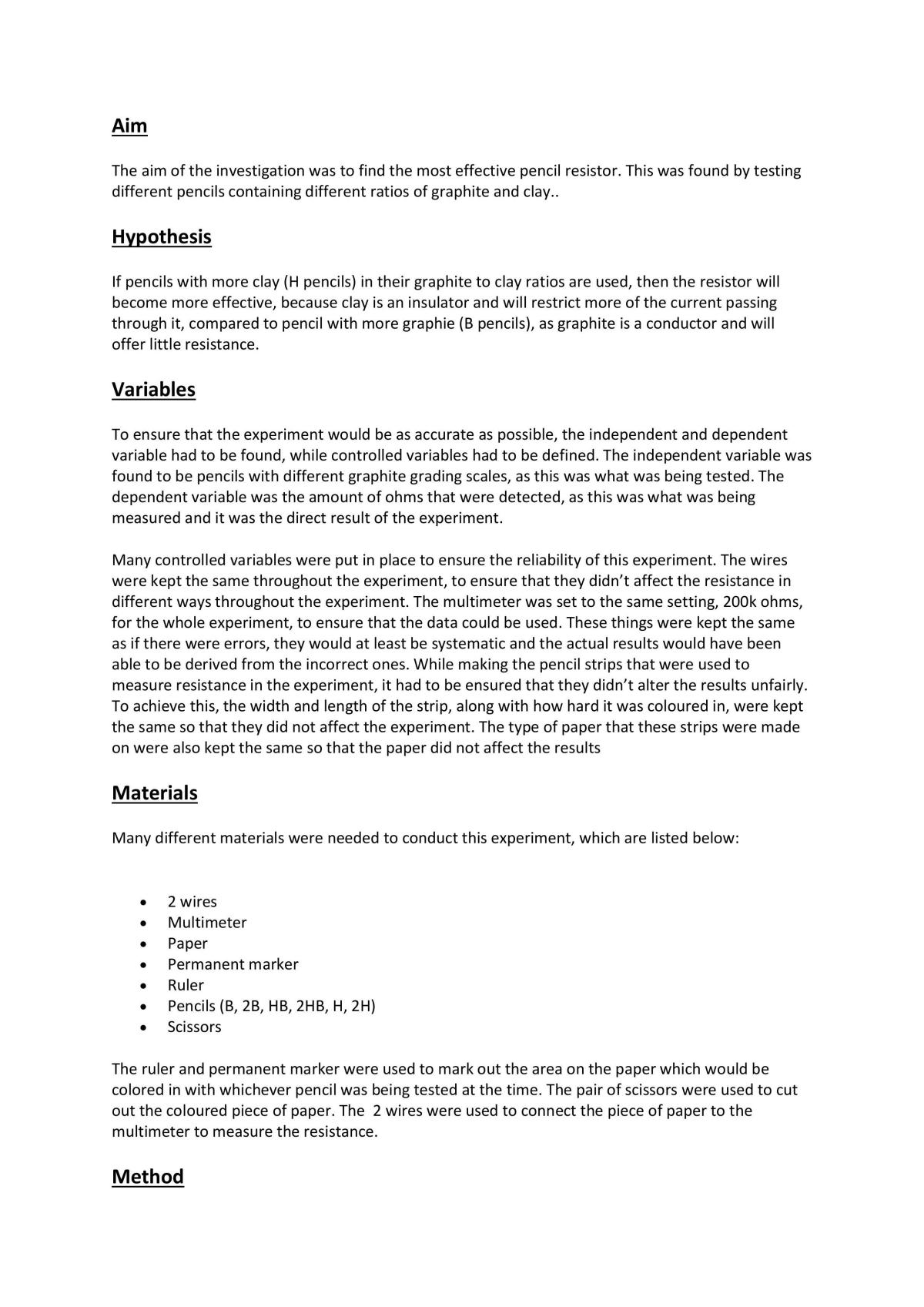 Effectiveness of Pencil Resistors - Page 2