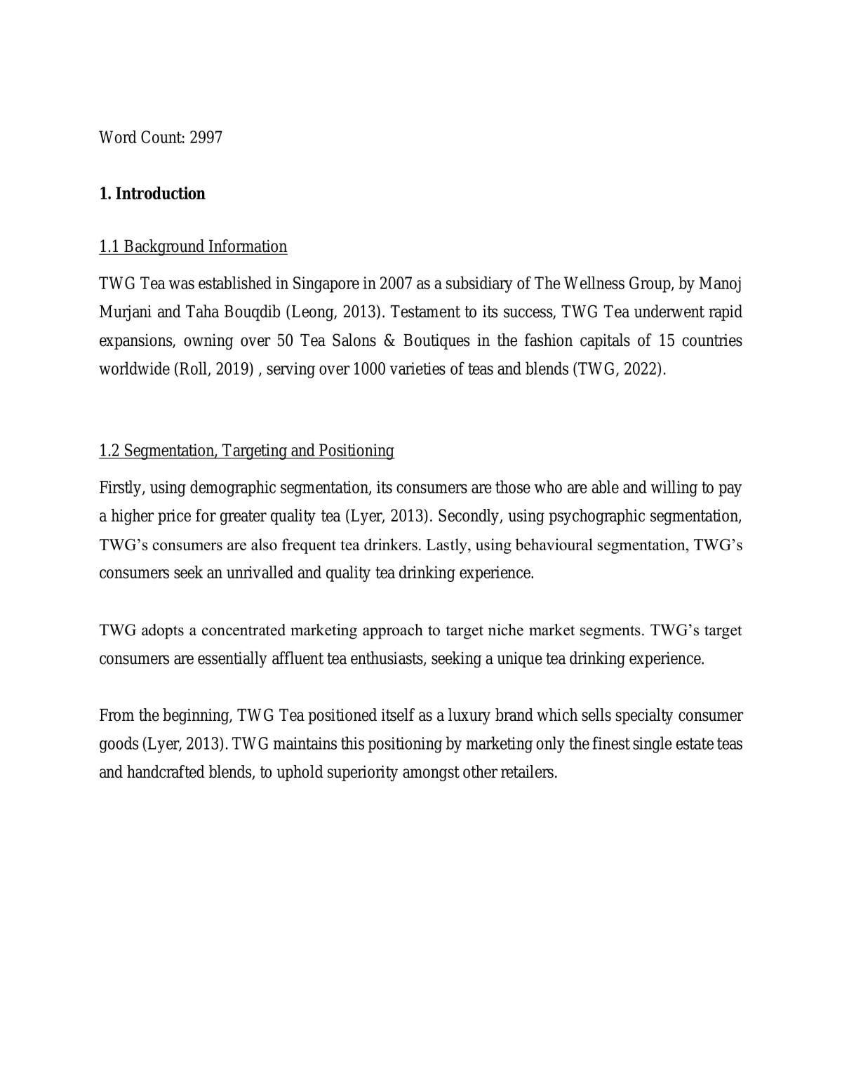 MKT1705 Case Study Report TWG - Page 2