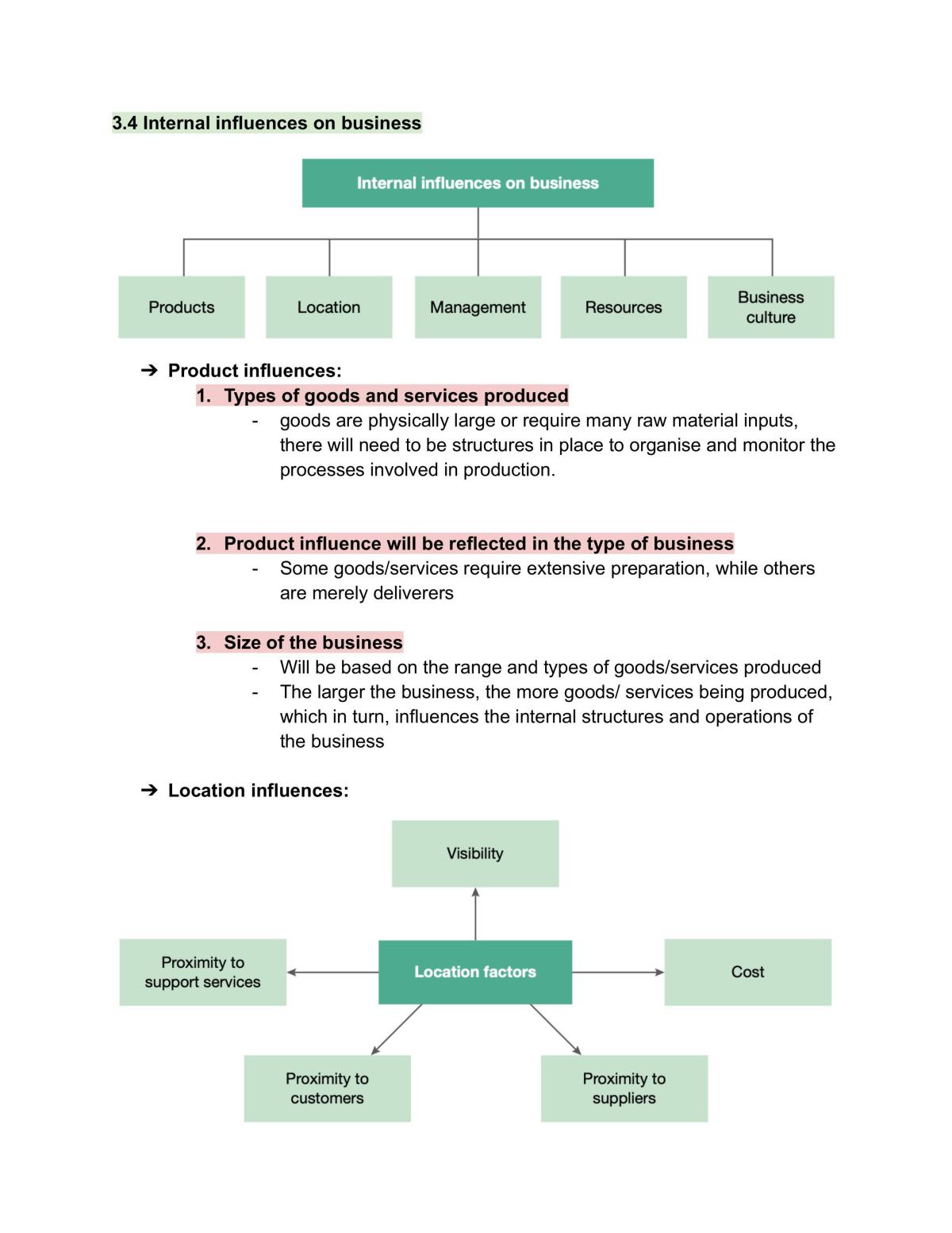 Partial study notes - Business studies (yr 12) - Page 13