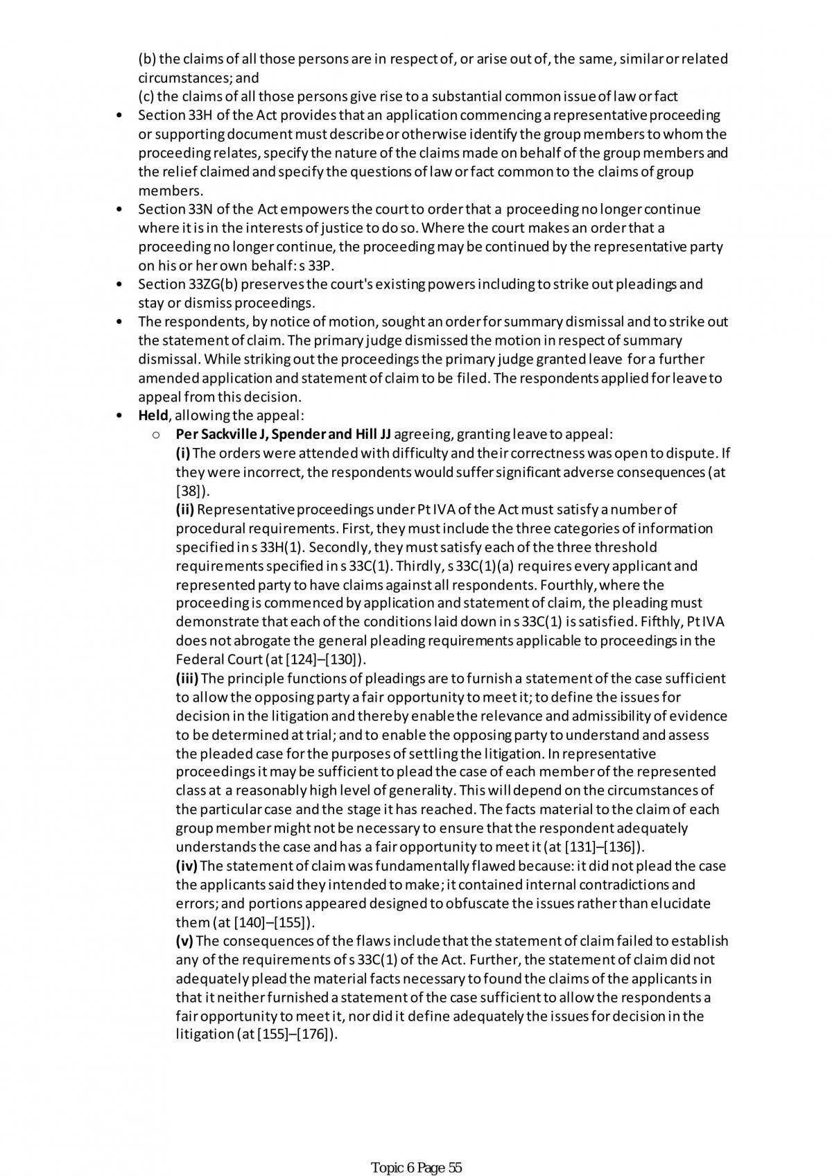 Civil Procedure Study Notes - Page 55