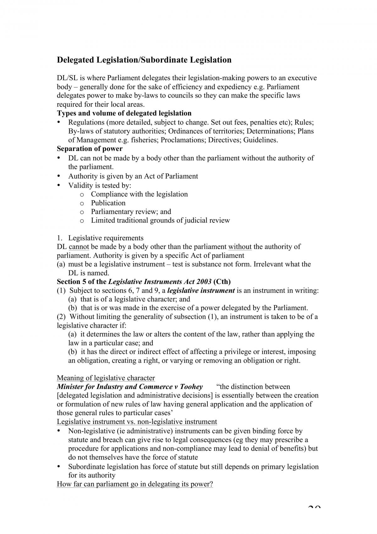 Administrative Law Notes - Page 39