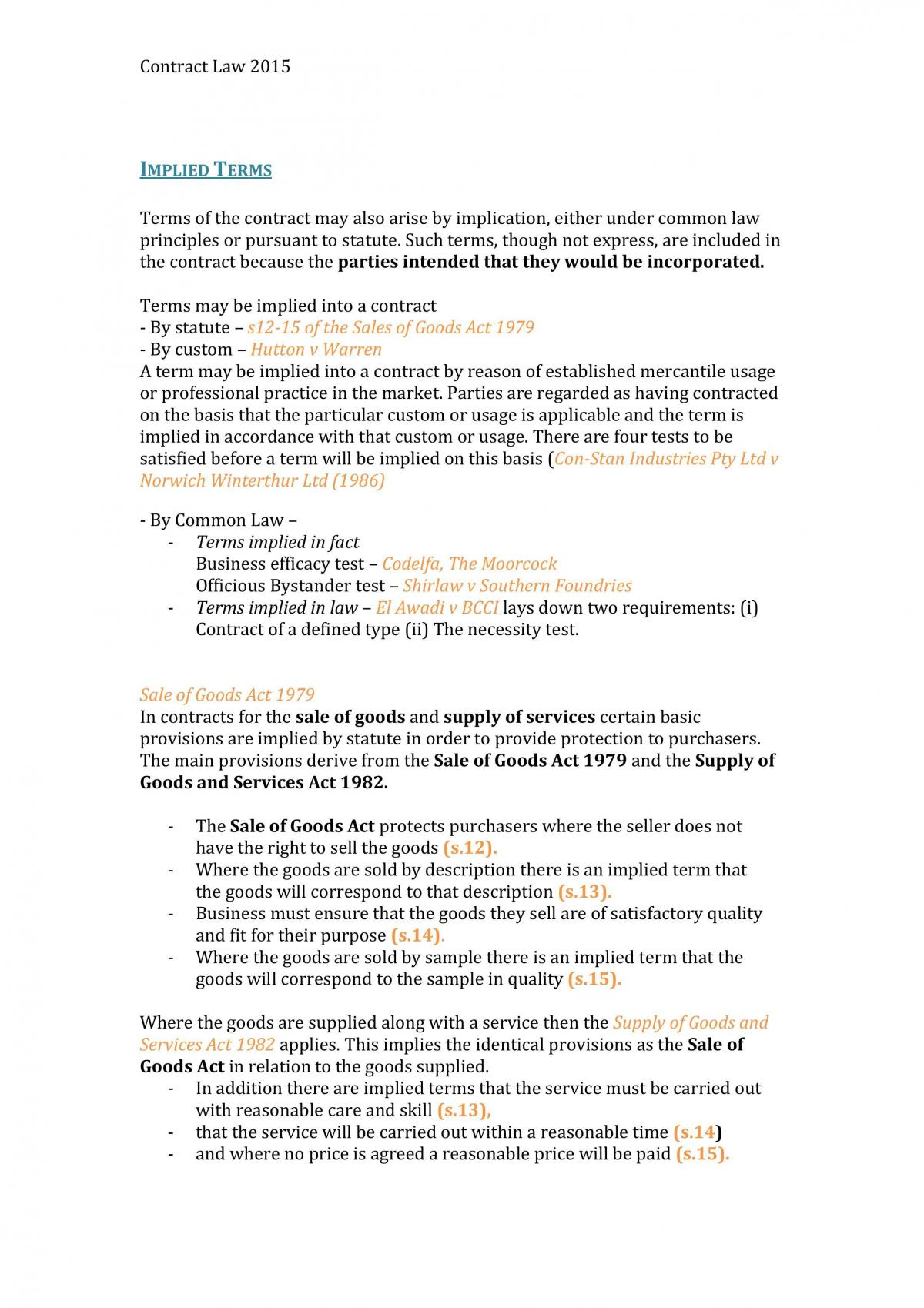 Comprehensive Contracts Notes - Page 40