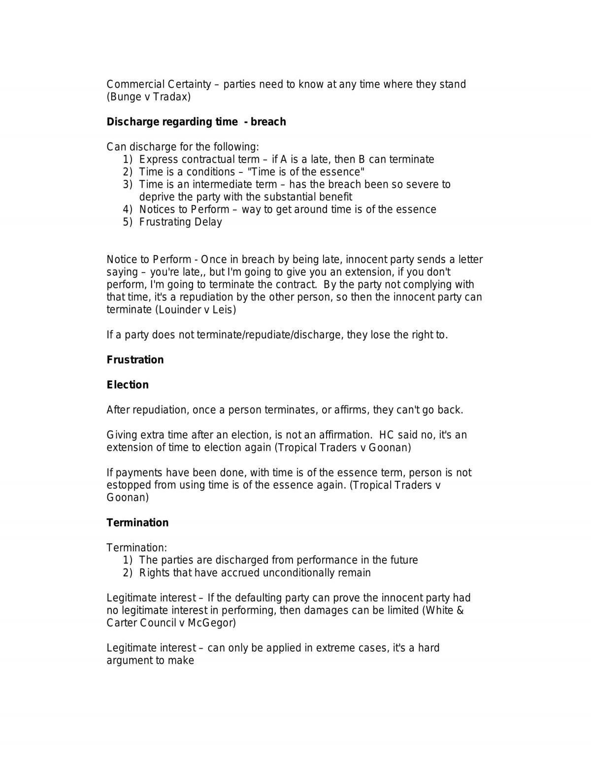 Complete Study Notes for Contract Law  - Page 19
