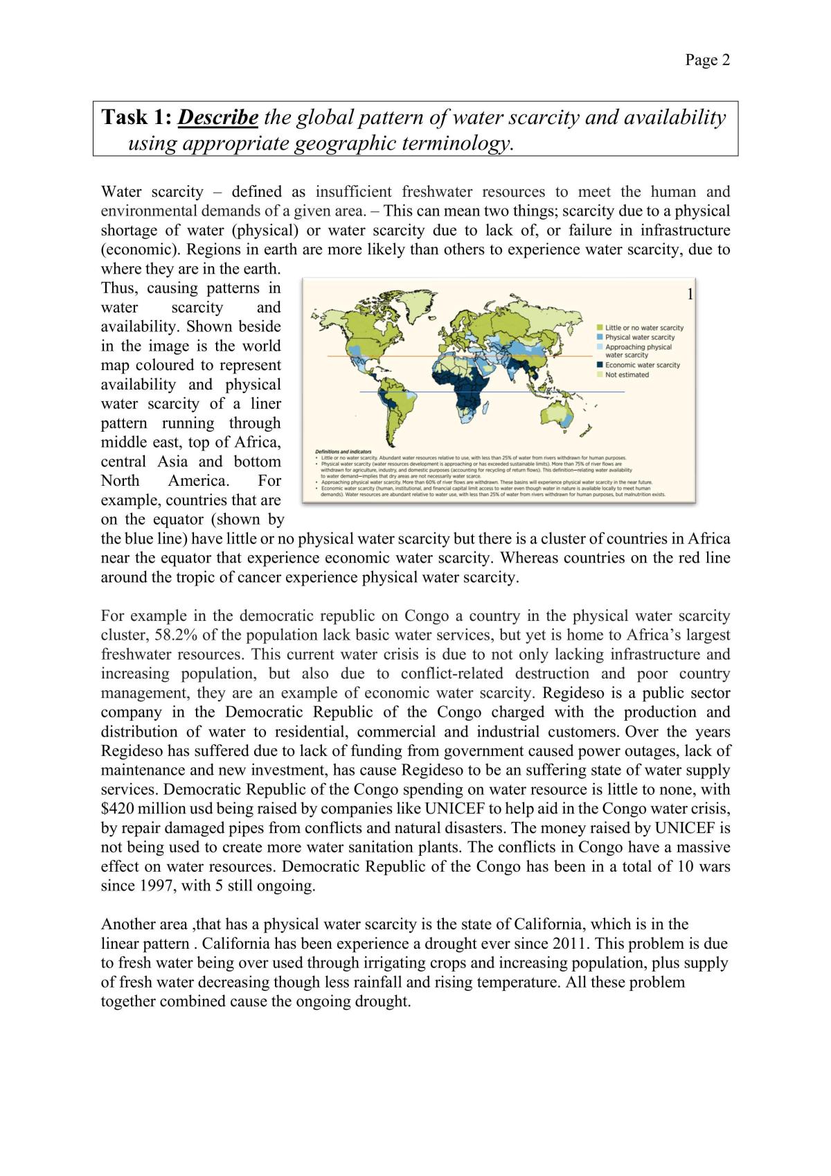 Analyse Aspects of a Geographic Topic at a Global Scale - Page 2
