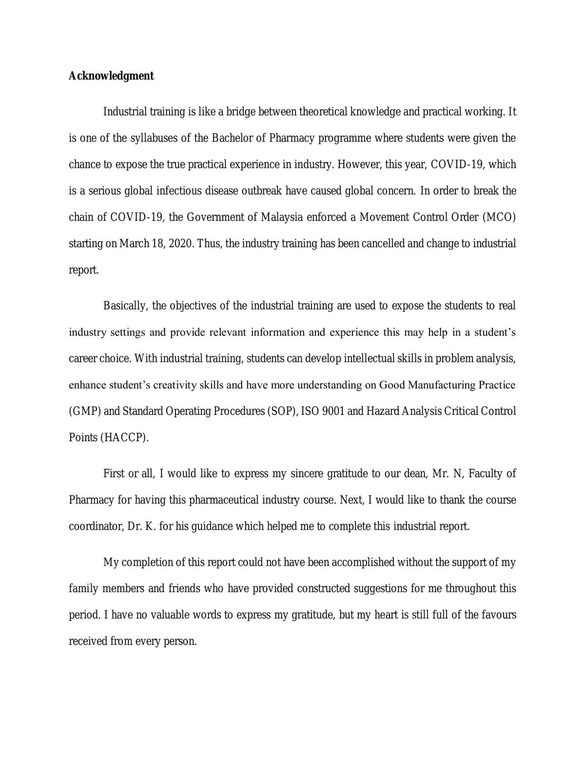 Industrial Training Project - Page 2