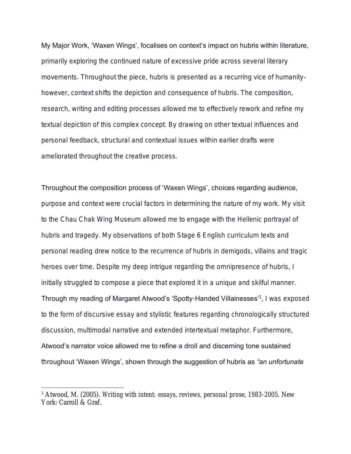 Critique of the Creative Process: - Page 2