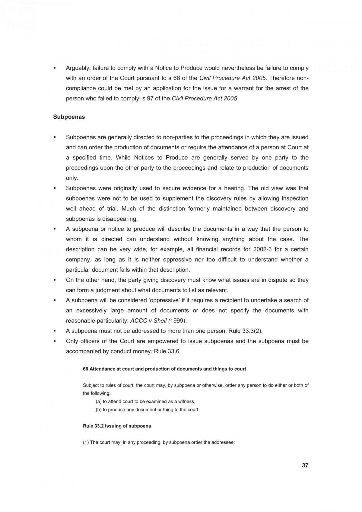 Dispute Resolution & Civil Procedure - Page 37