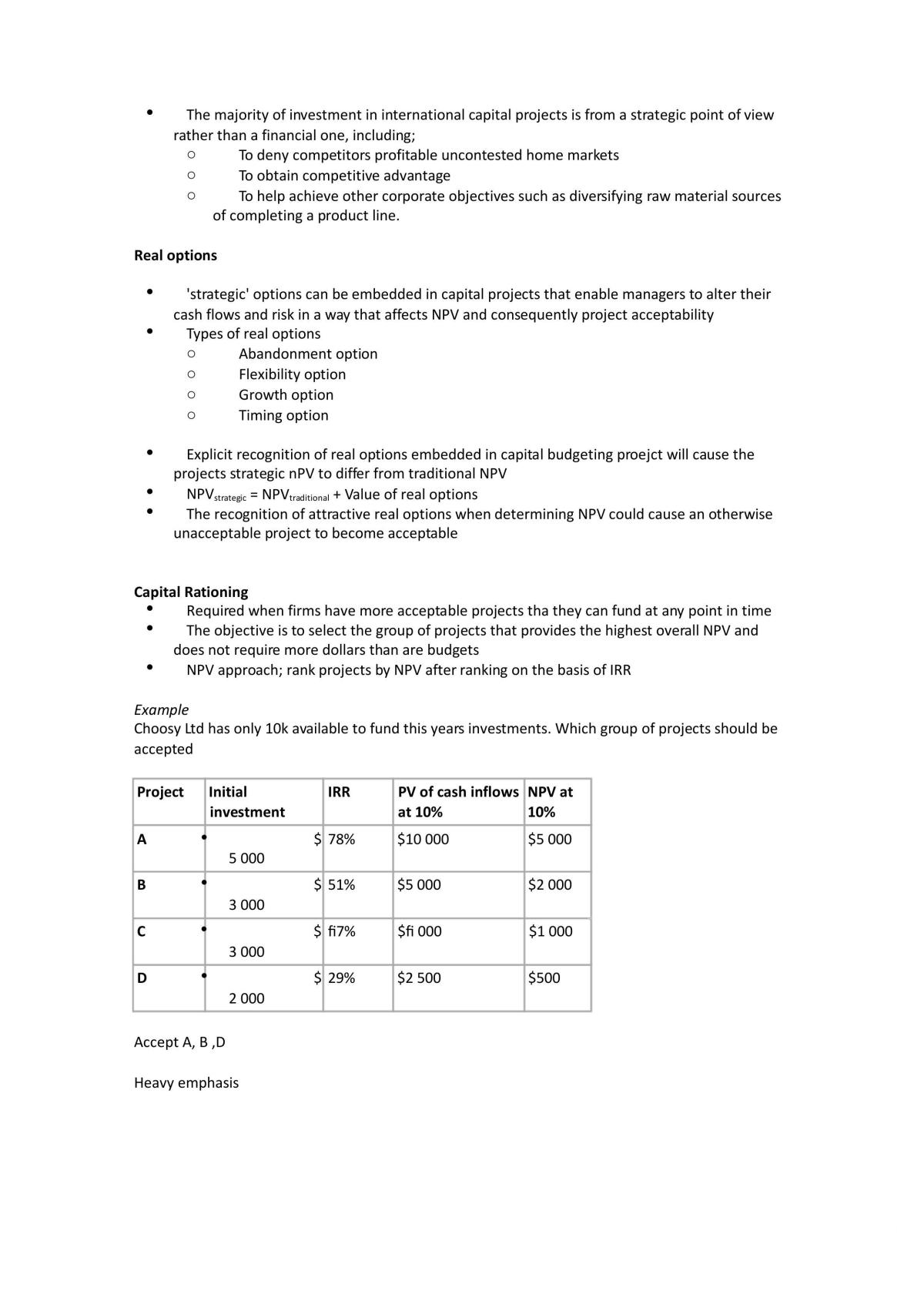 Business Finance Notes - Page 18