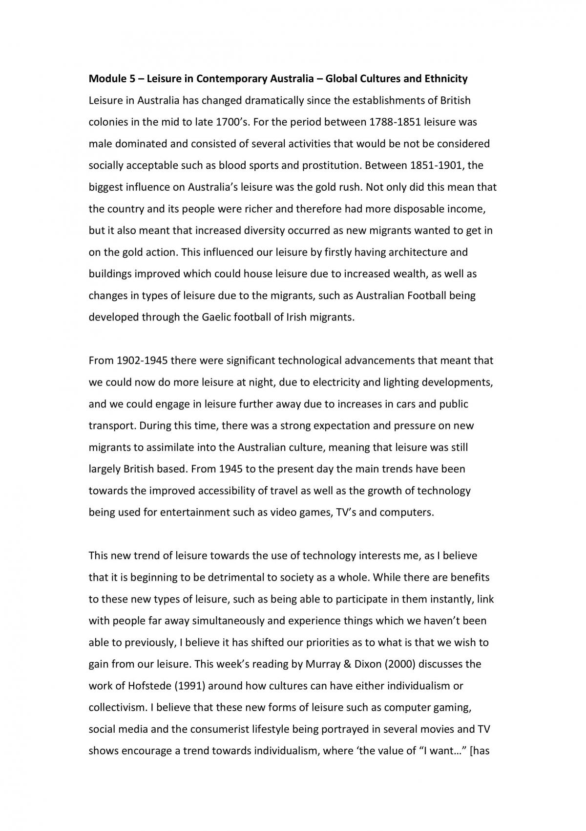 Leisure Concepts Course Notes - Page 10