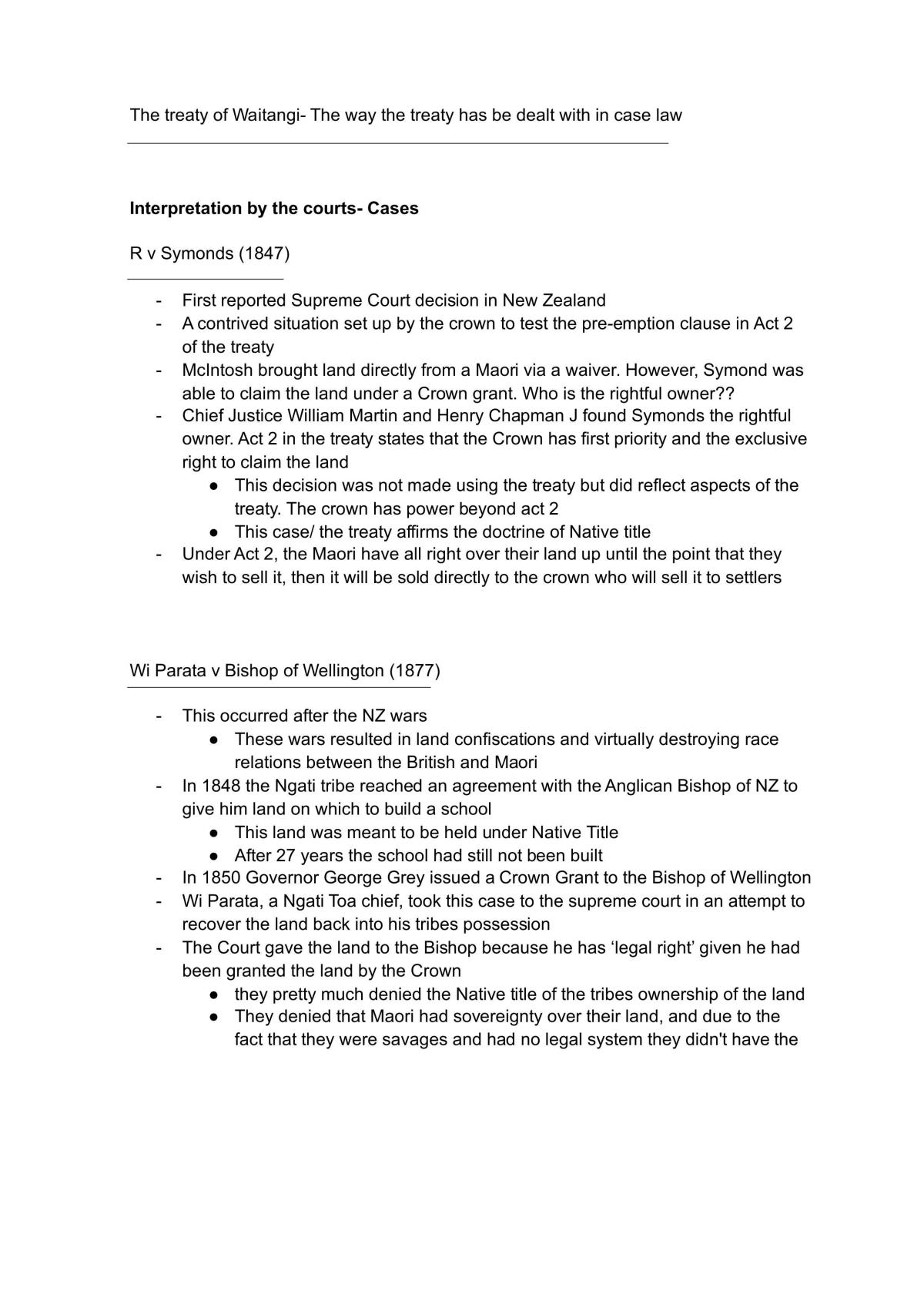 Introduction to New Zealand Legal System Study Notes - Page 20
