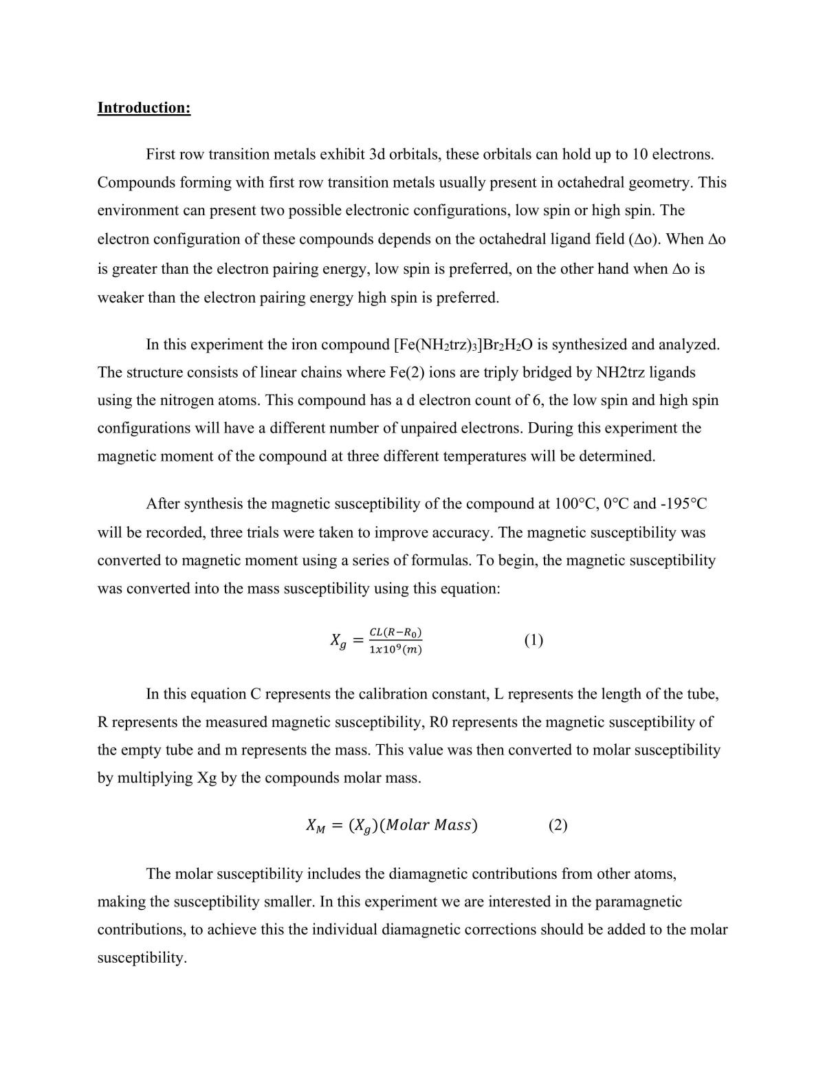 Lab 5 spin crossover lab - Page 2