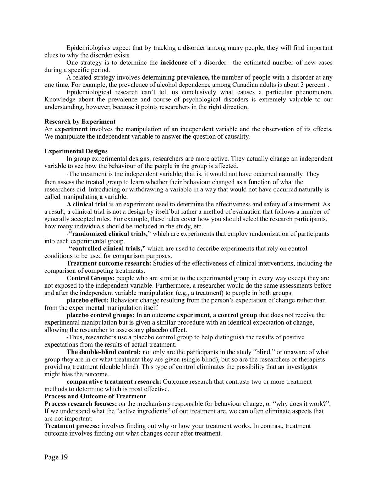Abnormal Behaviour Notes - Page 19