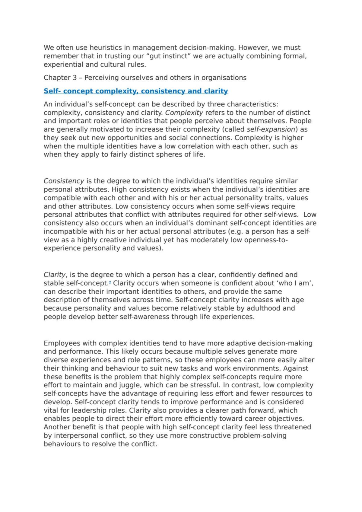 Organisational Behaviour Notes - Page 10