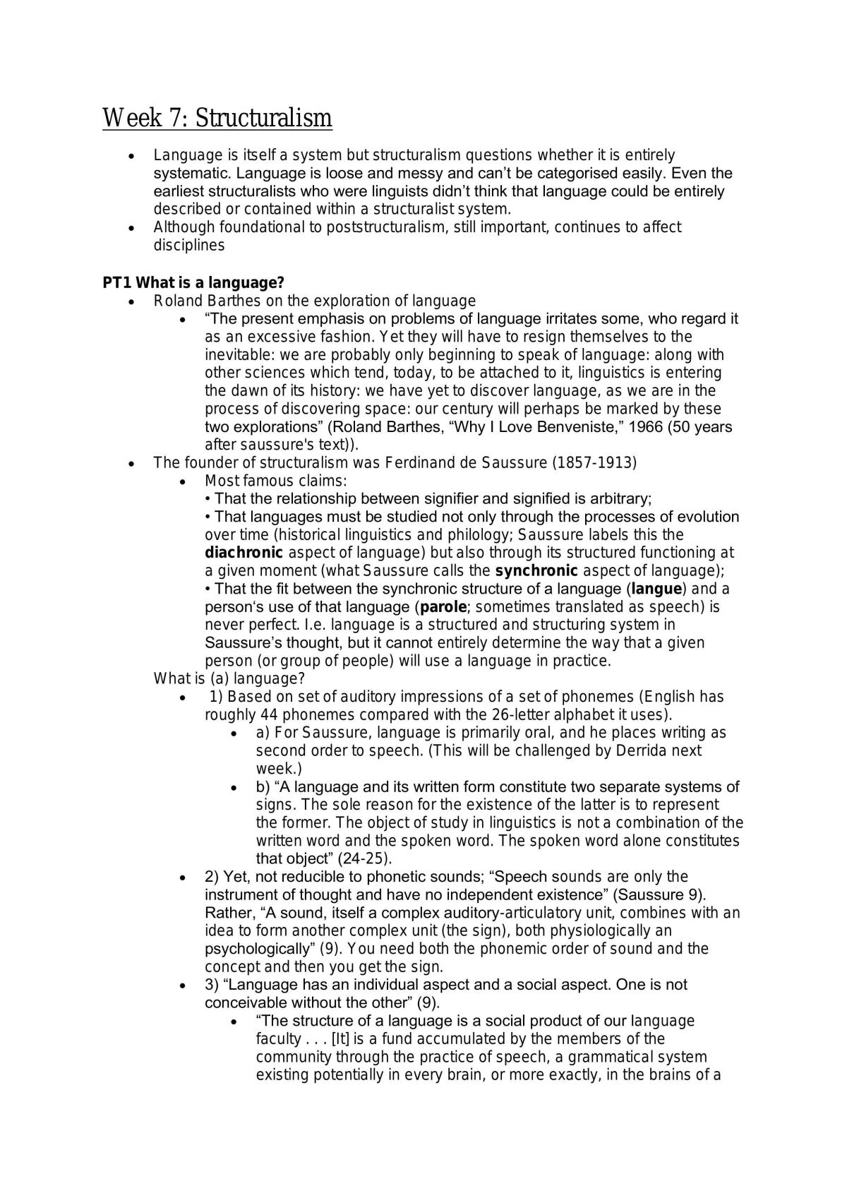 Approaches to Criticism Term 1 Lecture Notes - Page 12