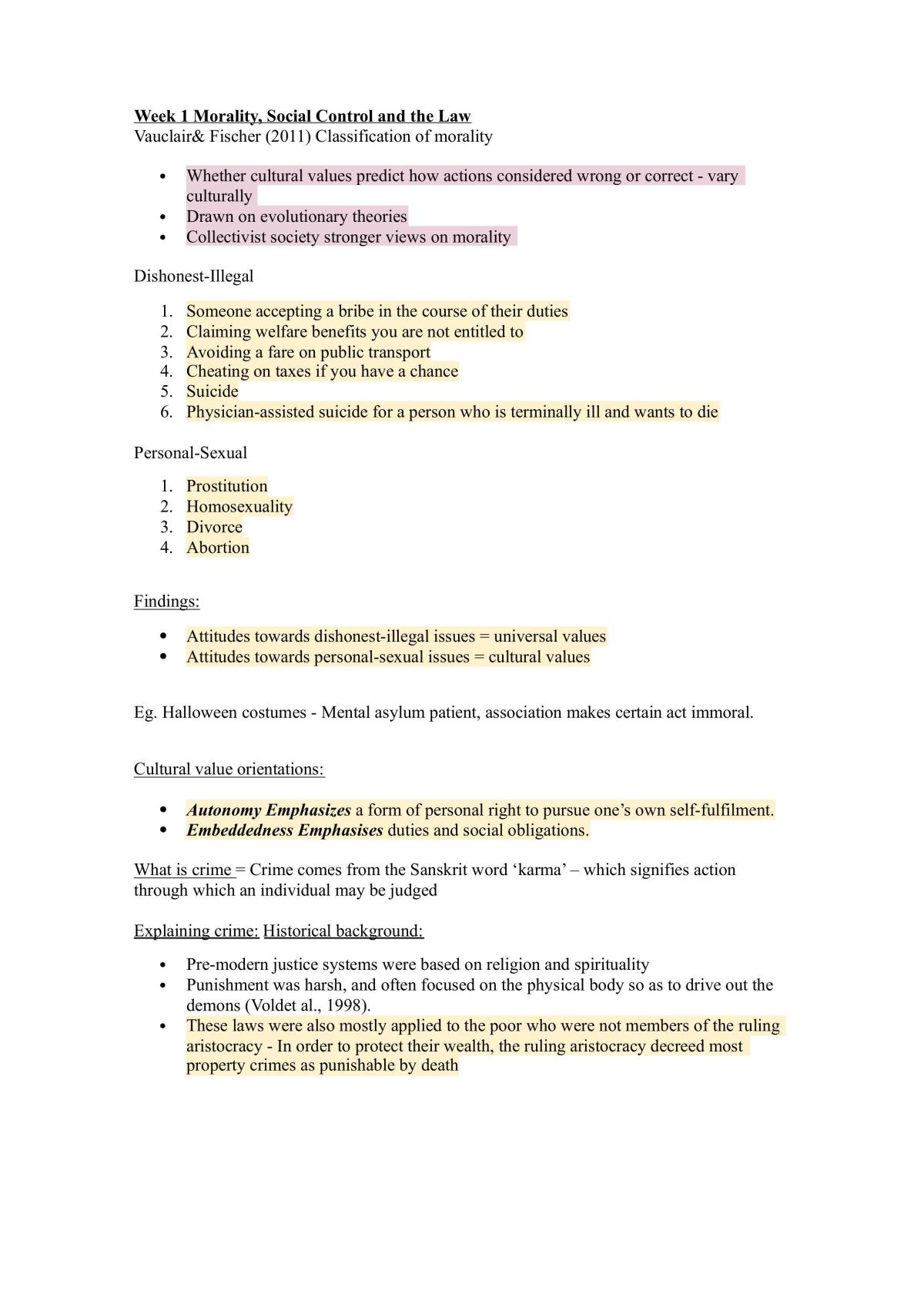 Forensic Psychology Exam Notes - Page 2