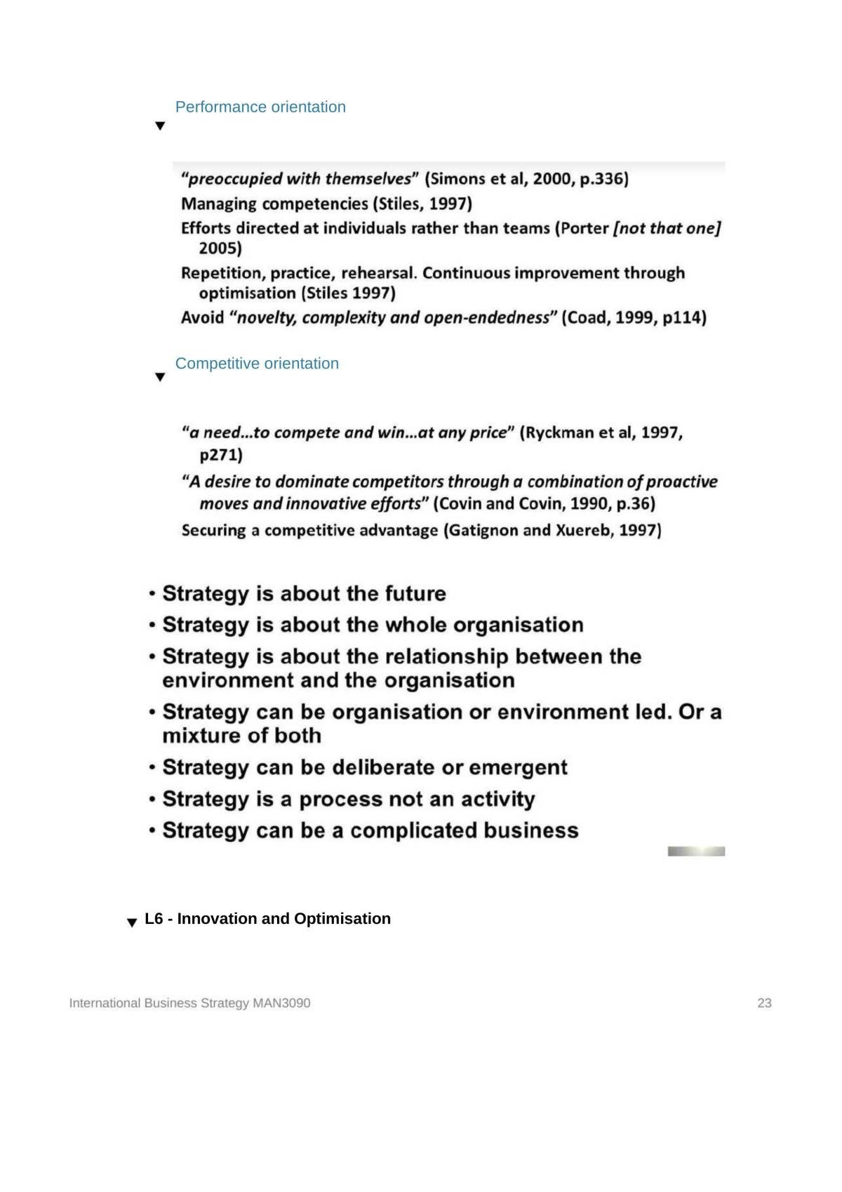 International Business Strategy Week 1-11 Review - Page 23