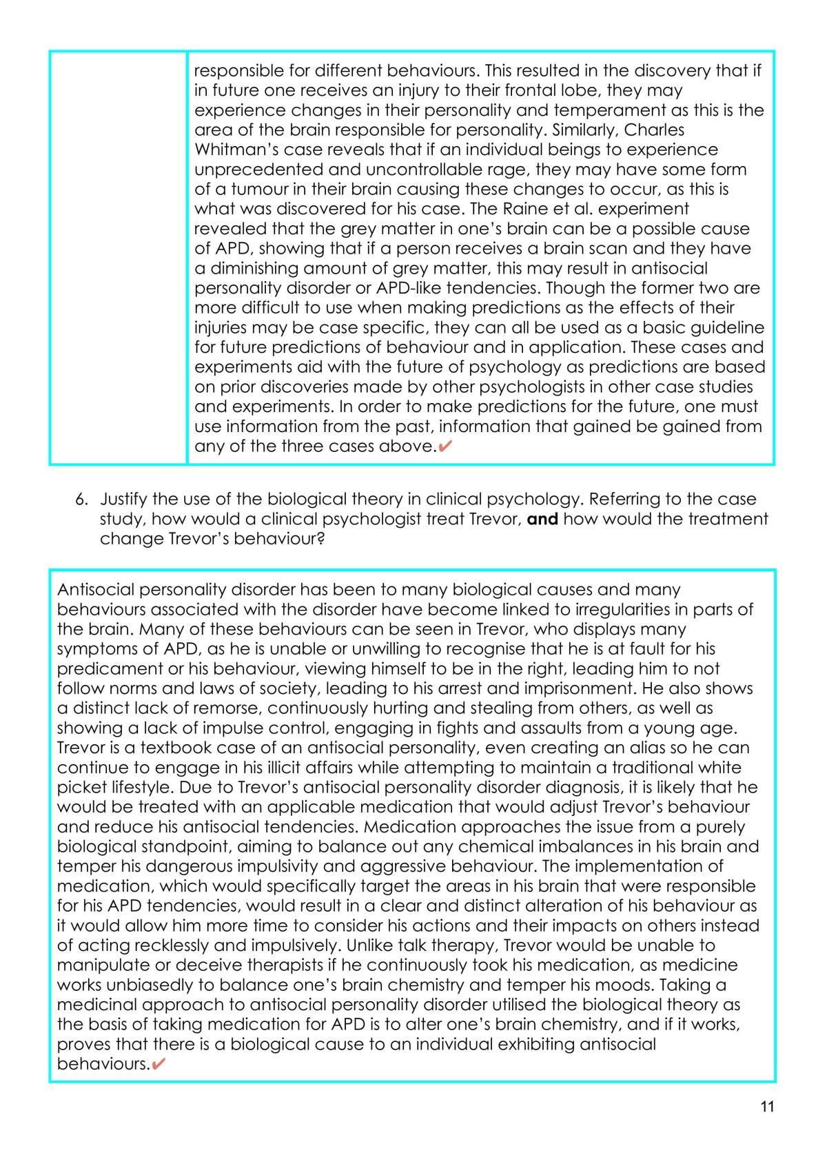 AS91847 Examine Pyschological Fields - Page 11