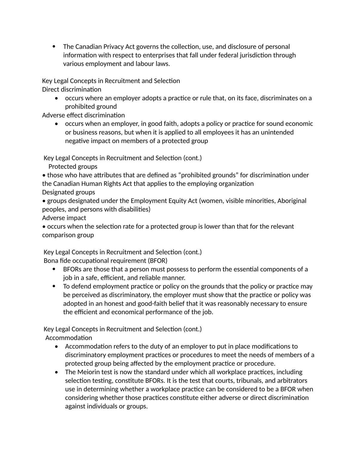 Recruitment and Selection Notes - Page 10
