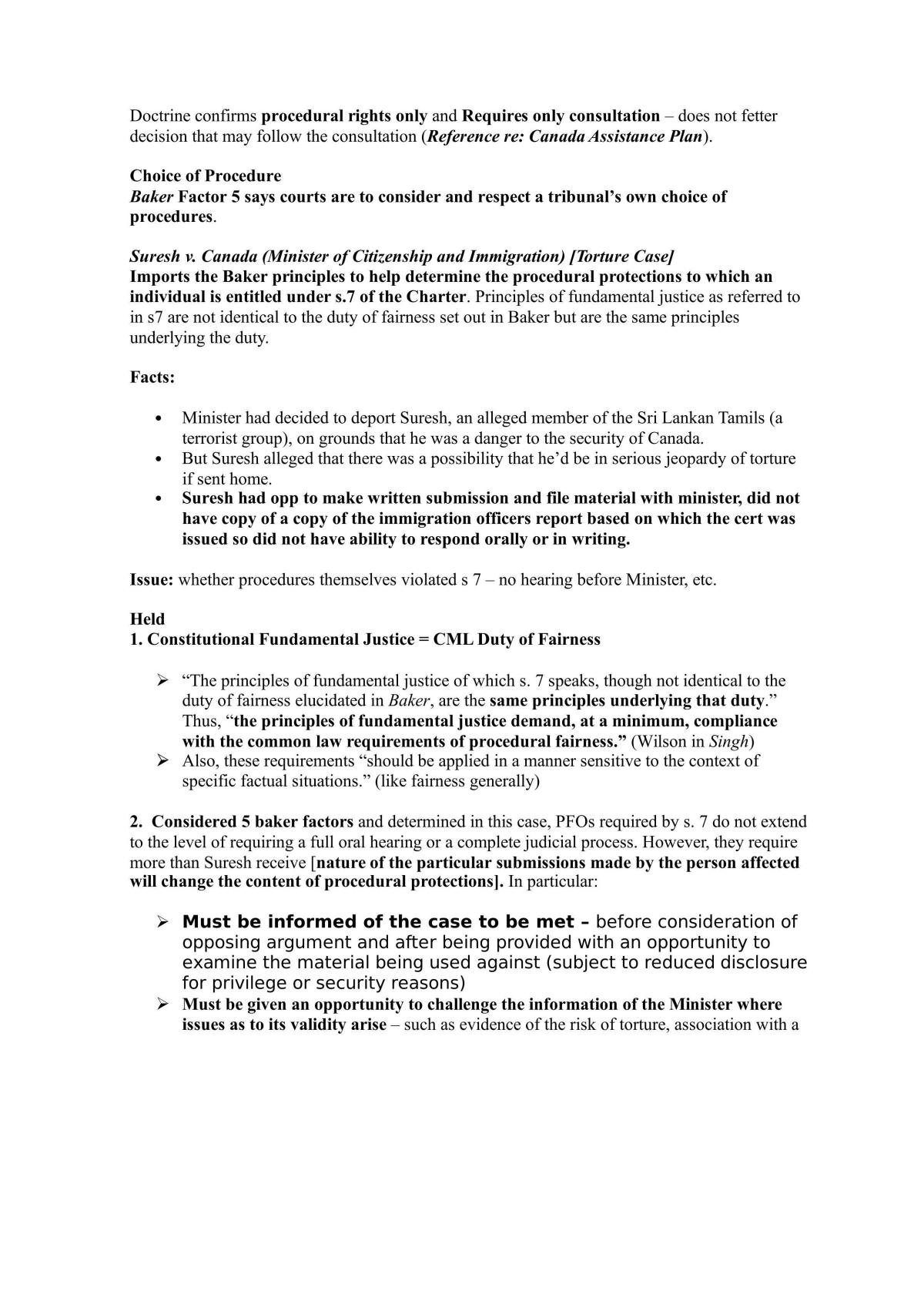 Canadian Administrative Law Study Notes - Page 22
