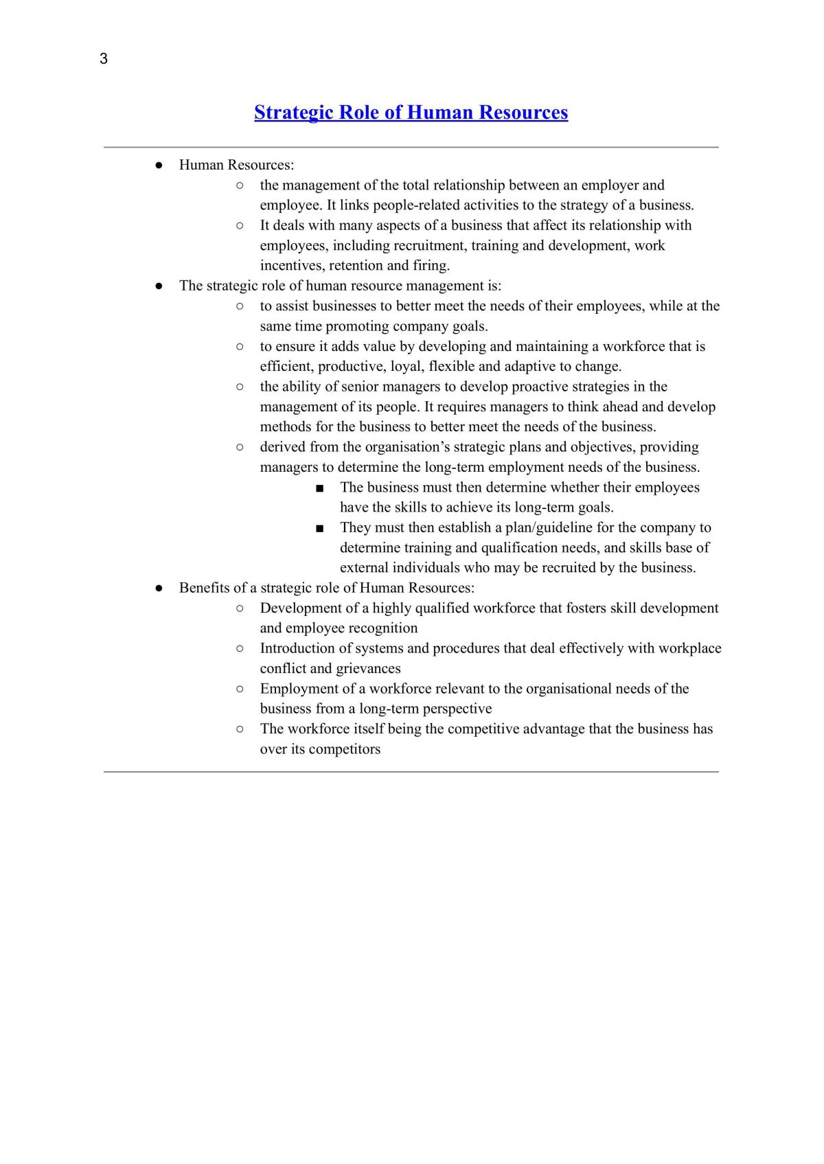 Human Resources Topic Notes - Page 3