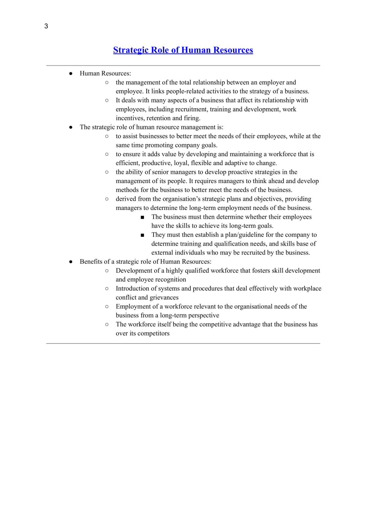 Human Resources Topic Notes - Page 3