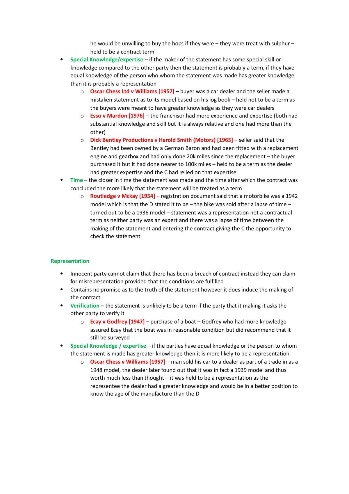 Contract Law Notes - Page 9