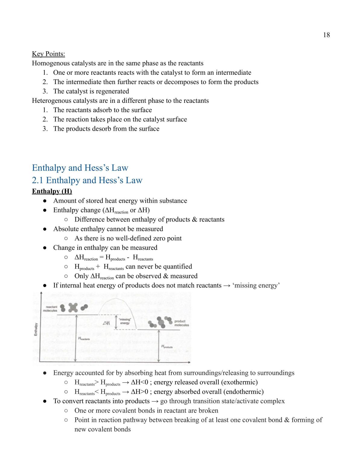 Chemistry Module 4: Drivers of Reactions Notes - Page 18