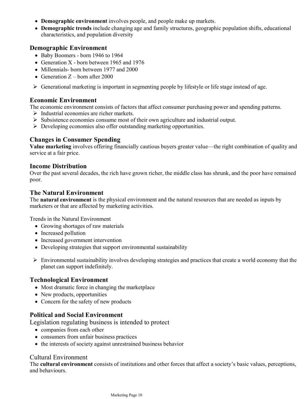 Marketing study notes - Page 10