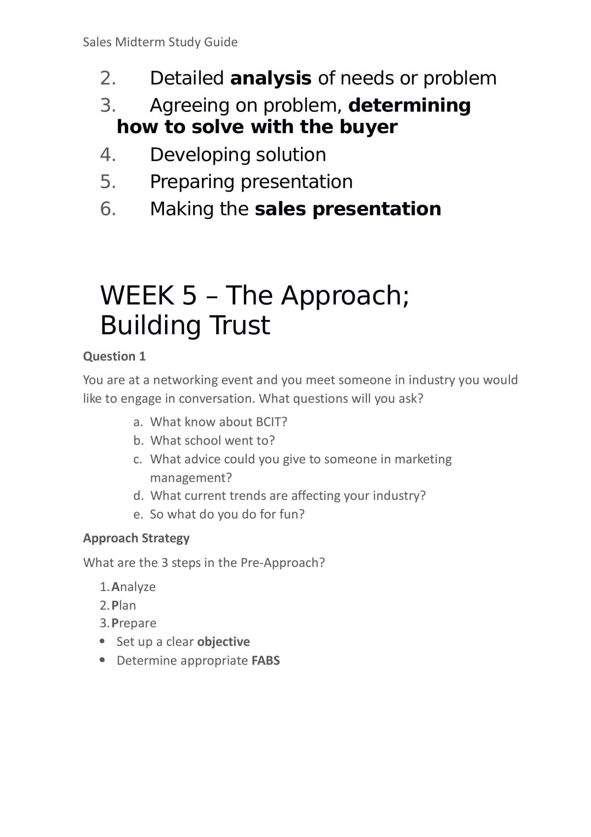 Sales Skills Guide for Finals - Page 17